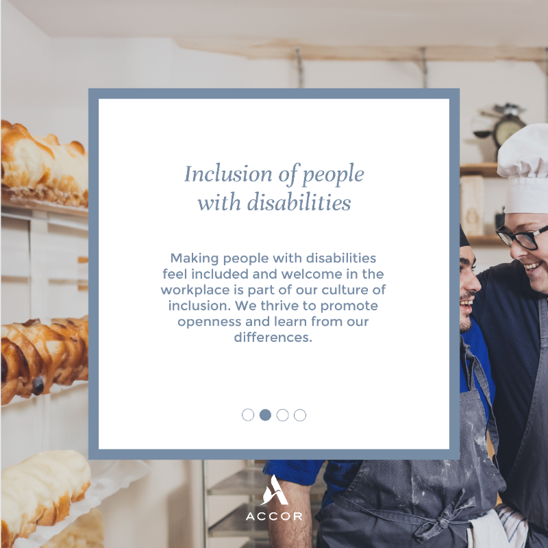 Accor's tweet photo. Today marks the launch of Accor's Diversity, Equity and Inclusion Week 👏✨Our teams will showcase what it means to be a truly diverse, equitable and inclusive workplace. 🌍
Learn more about our commitments👇
#DiversityandInclusion #BeALLYouAre