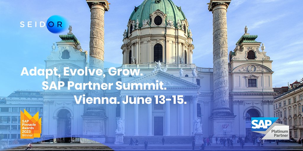 SeidorIreland's tweet image. Follow us for live updates this week from the SAP Partner Summit for SMEs in Vienna. 

Find out the latest news and updates for #SAPBusinessOne and #SAPBusinessByDesign.