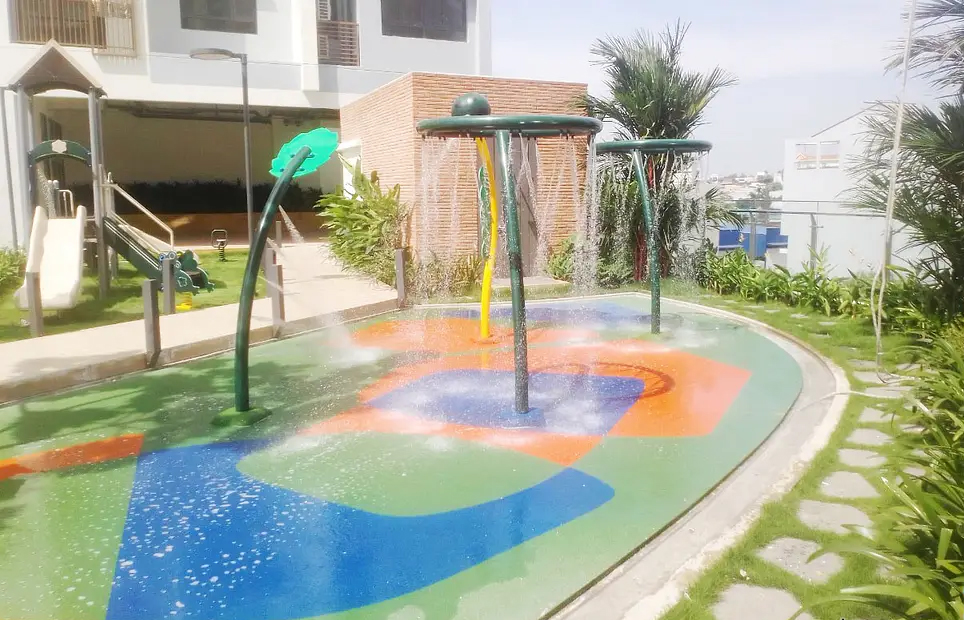 GoGreenPlay1's tweet photo. Water Play Area - Topaz Twin water playground project at Ho Chi Minh Vietnam. 
 
Send us message or email us to discuss on your requirement @ info@gogreenplay.com Web: https://t.co/mkP2xlN4Sv
 
 #playground #GoGreenPlay #playgroundequipments #greenplay #WateraPark #epdmflooring https://t.co/UBJan7M0Ck