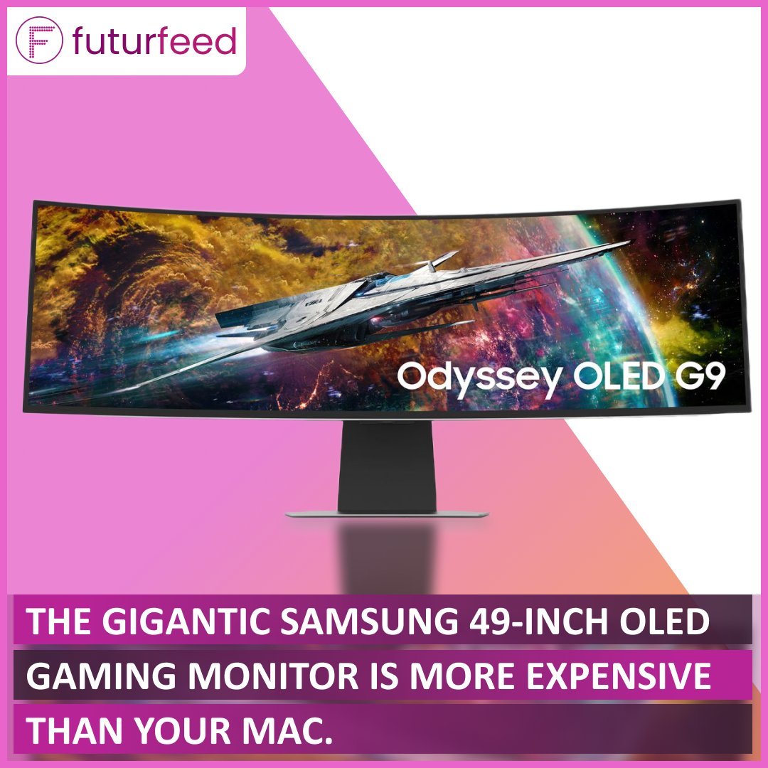 Samsung's Long-Awaited Odyssey OLED 49 Now Has a Price!

⬇️

futurfeed.net/the-gigantic-s…

#Samsung #SamsungGalaxyS23 #OLEWTV #SamsungSemiconductor #samsungknox #latest #Monitor #gaming #Processing #latestgameblog #games #TechnologyNews #technology #samsunggalaxy #Futures #futurfeed