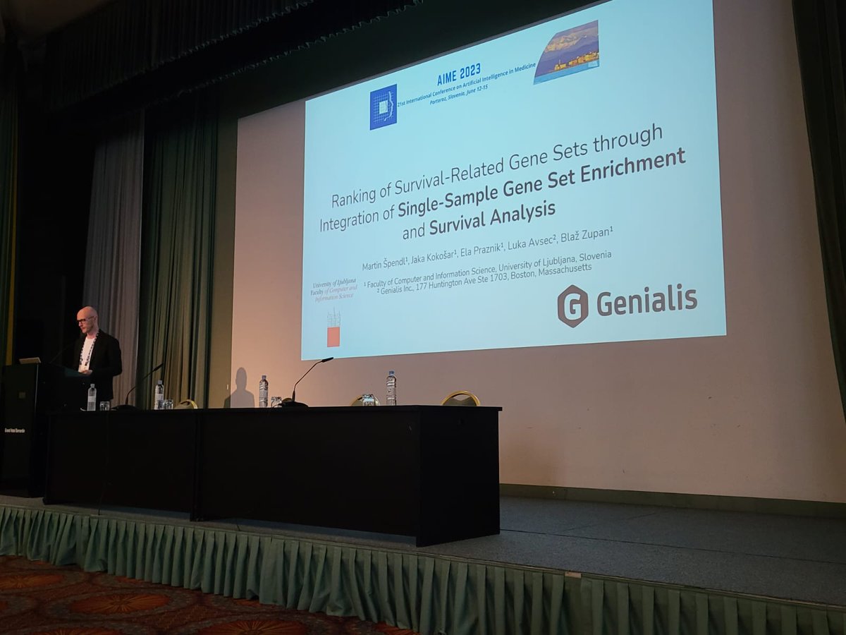 NinoFijacko's tweet photo. Researchers from 🇪🇺 presenting impressing works at @AIMEconference #AIME2023 @UMariborFHS https://t.co/i2Lej35QSF