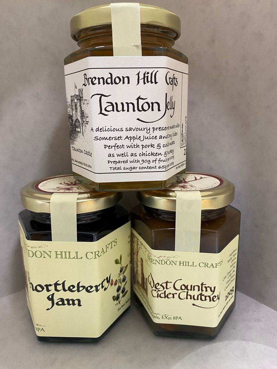 Crafter of the Week...

Brendon Hill Crafts

We stock a great range of Brendon Hill Crafts preserves including the popular Taunton Jelly and Whortleberry Jam at the Taunton Visitor Centre!