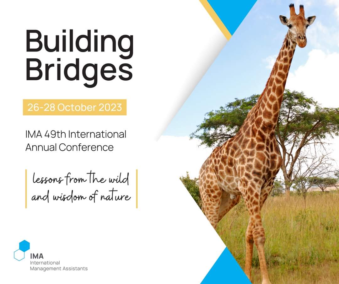 Lessons from the wild and wisdom of nature ... 

Get ready for an exciting series of sessions at the IMA conference! 

 "Lessons from the Wild: Exploring Human Connections, Relationships, Teamwork&amp;  Communication.  Inspired by Nature." 

#IMAConf2023
#IMASouthAfrica