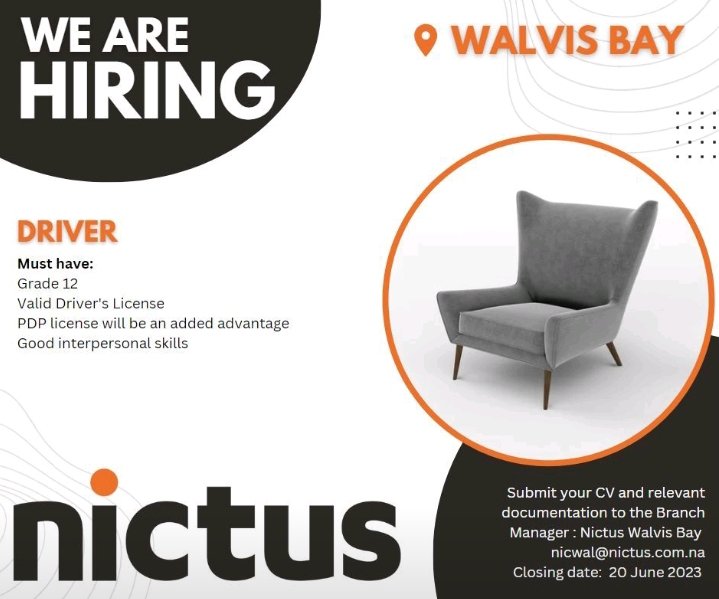 jobs_namibia's tweet photo. Vacancies available in Namibia. 

Share them with others. 

#vacancy #hiring #job #namibia #jobseeker #jobs #jobsnamibia https://t.co/PFc6e0JzmF