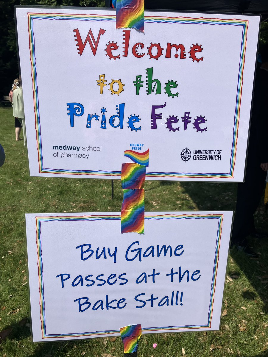 David Bedford (@dhldavidb) on Twitter photo Just won some rainbow cookies at the <a href="/Medway_Pharmacy/">Medway School of Pharmacy</a> Pride fete - on the lawn by Pembroke until 2pm today. Just won some rainbow cookies at the <a href="/Medway_Pharmacy/">Medway School of Pharmacy</a> Pride fete - on the lawn by Pembroke until 2pm today.