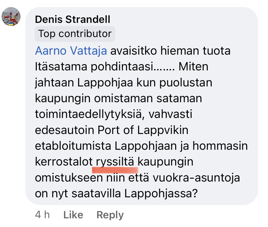 MathiasLofstedt's tweet photo. Onko vuonna 2023 soveliasta että kaupunginjohtaja käyttää rasistista ilmaisua kuvaillessaan itänaapureitamme…? (Vaikka heidän diktaattorinsa hirmuteot herättää tietenkin voimakkaita tunteita)

#Racism #rasismi #suomi #politiikka #hanko #woke #venäjä #putin #poliitikko https://t.co/GCK8D3Kzgi