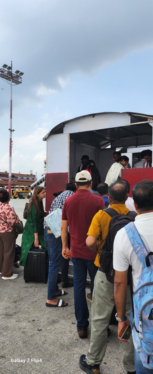 manashdas1990's tweet photo. Even after 2 level of security checks @TIACAO2 - KTM, Air India is frisking ladies hand bagages with male crew /ground staff, shame @airindia @Ministry_CA @MofaNepal @MEAIndia . No compromise with National Security,  But arrange ladies crew for the task. https://t.co/h6Z7UAnkno
