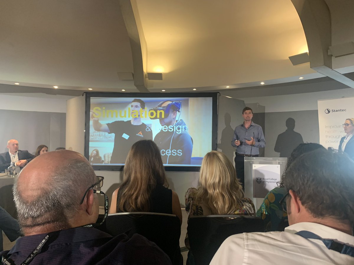 AliQualityPoint's tweet photo. Fascination to hear from @petrosoniak on #projectvision which is helping to combine simulation, design, virtual reality to gain valuable time in the processes in healthcare with better use of space, saving costs & lives #ehd2023 #europeanhealthcaredesign2023 #newhospitalprogramme https://t.co/eghkWUB85v
