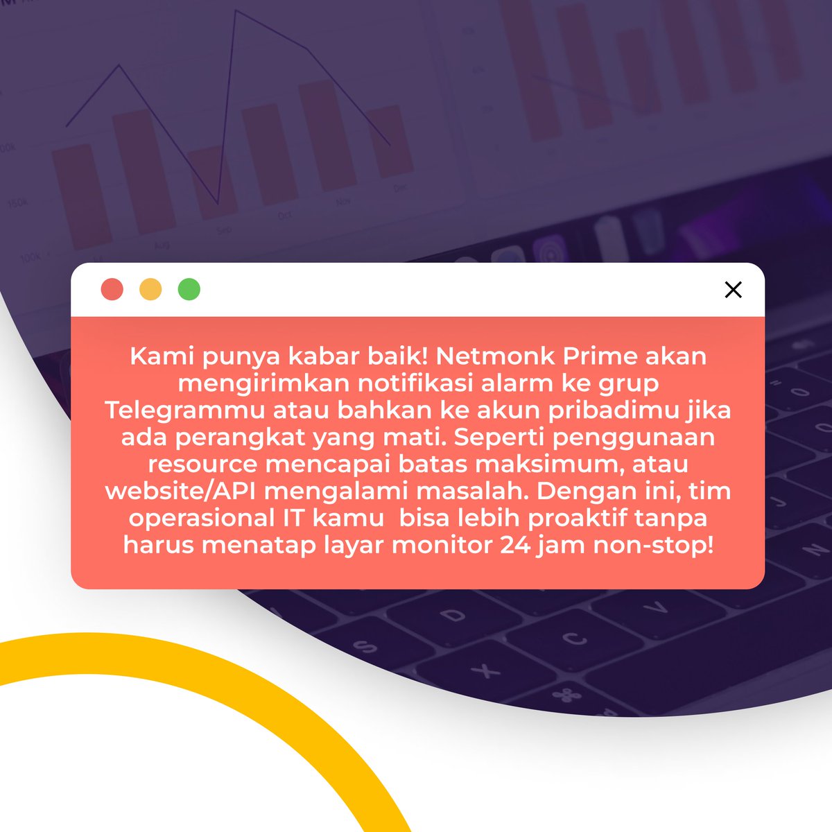 netmonk_id's tweet image. Sobat Netmonk! Let's embrace the power of real-time notifications! segera kunjungi netmonk.id
#MonitoringTingkatTinggi #WebsiteMonitoring #Downtime