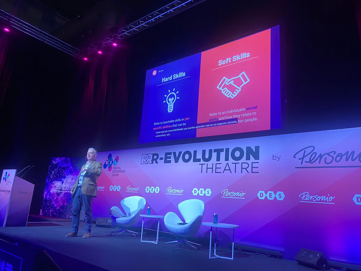 <a href="/DES_show/">#DES2026</a> Juan Díaz-Andreu profundiza en la dinámica de las #hardskills y #softskills a la hora de buscar candidatos y en lo que se fijan las organizaciones en la búsqueda de #talento. 

#HRSummit #DES2023