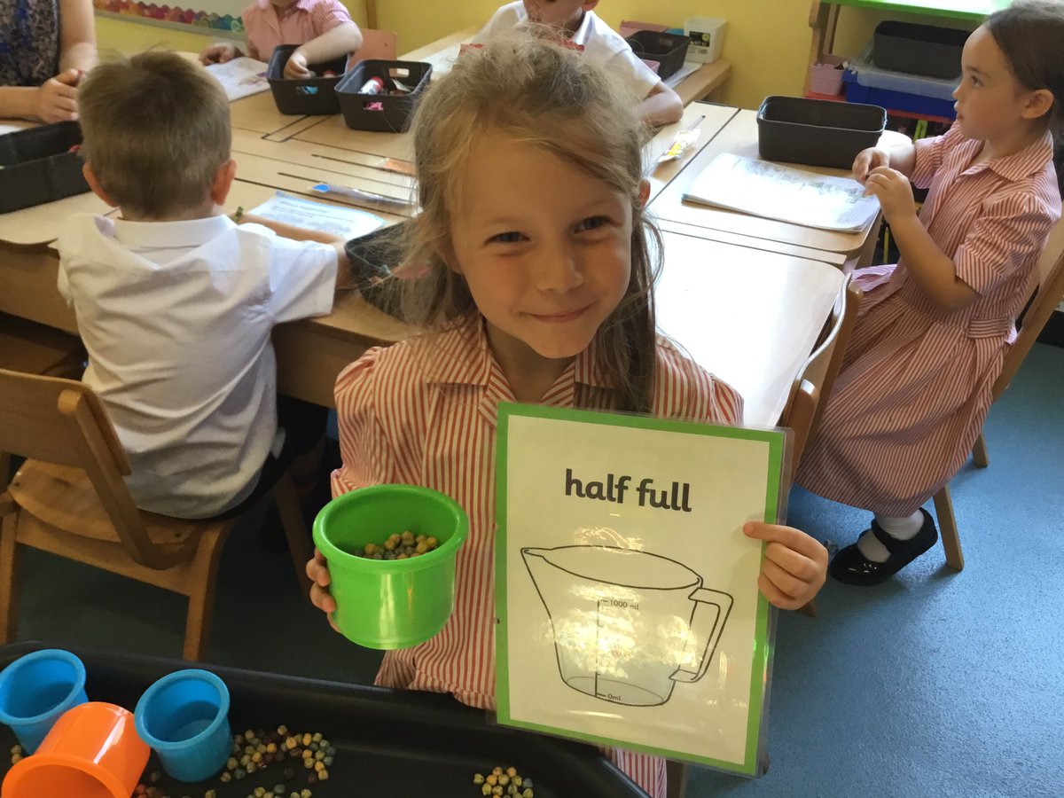 SJC_Infants's tweet photo. Lots of lovely practical work on our #SJCMathematics topic of capacity today. Filling containers with chickpeas to different levels and matching them to cards. 👏🏻👏🏻👏🏻 #SJCR5 #SJCInfants https://t.co/IIqlS9XfDb