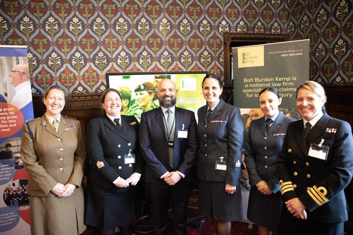 A brilliant event in Parliament yesterday for the APPG for #WomeninDefence hosted by @SarahAthertonMP celebrating the progress made for #servicewomen. 

BBK is passionate about effecting positive change and it was our pleasure to sponsor and speak at this event @militaryclaims.