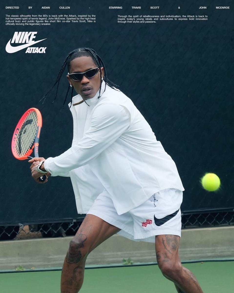 thedropdate's tweet image. 🎾'Rebel Like An OG' Travis Scott and John McEnroe link up in the new Nike Campaign for the return of the Nike Mac Attack.

Rumoured for a release this month, keep it locked with TDD for further release information🔒

#thedropdate #nike #nikemacattack #travisscott #johnmcenroe