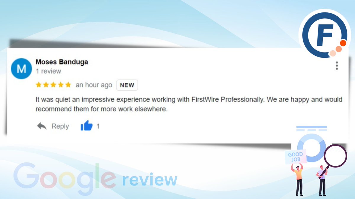 firstwireapp's tweet photo. We are thrilled to share this fantastic 5-star ⭐⭐⭐⭐⭐#google review from our esteemed client Moses Banduga (https://t.co/jXEo017JKA). Thank you for trusting us with your business!😊
Check our work at - https://t.co/4dtbNtRHiy.
#firstwireapps #googlereview #wordpress https://t.co/QunsEO6JgX