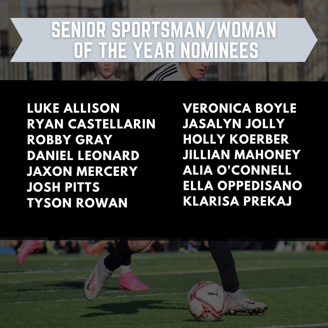 The nominees for the <a href="/STAOakville/">STA Oakville</a> Senior Sportsmanship award goes to …