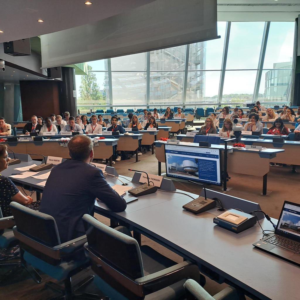 A real pleasure for team 🇮🇸 to meet with all the participants of the first <a href="/coe/">Council of Europe</a> model of negotiation in Strasbourg #CoEMoN 

Grateful to <a href="/RepFranceCdE/">La France au Conseil de l'Europe 🇫🇷 🇪🇺</a> for organizing!

Wish all the students much success!