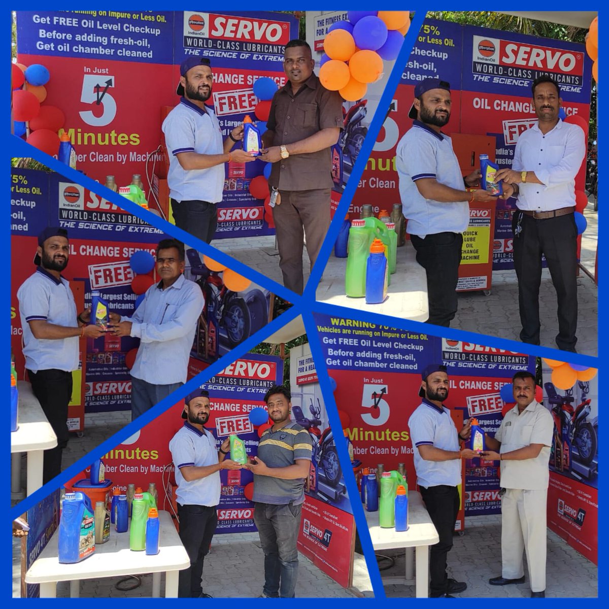 Suyash Enterprises conducted SERVO Super Saturday Campaign at IOC RO @ Ambica Gasoline, Bhilad. Describe abt Quick lube oil change service offered to esteemed customers & explained, 4TXtra, 4TGREEN  Products
#CANTDOWITHOUTIT 
#TheSCIENCEOFEXTREME 
#SERVO4TXTRA 
#SERVO4TGREEN