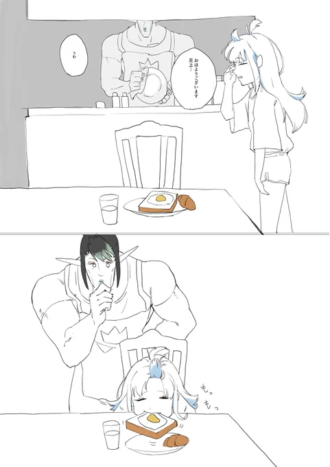 髪型
#ヘル絵スタ 
#お花畑青空大写生大会 