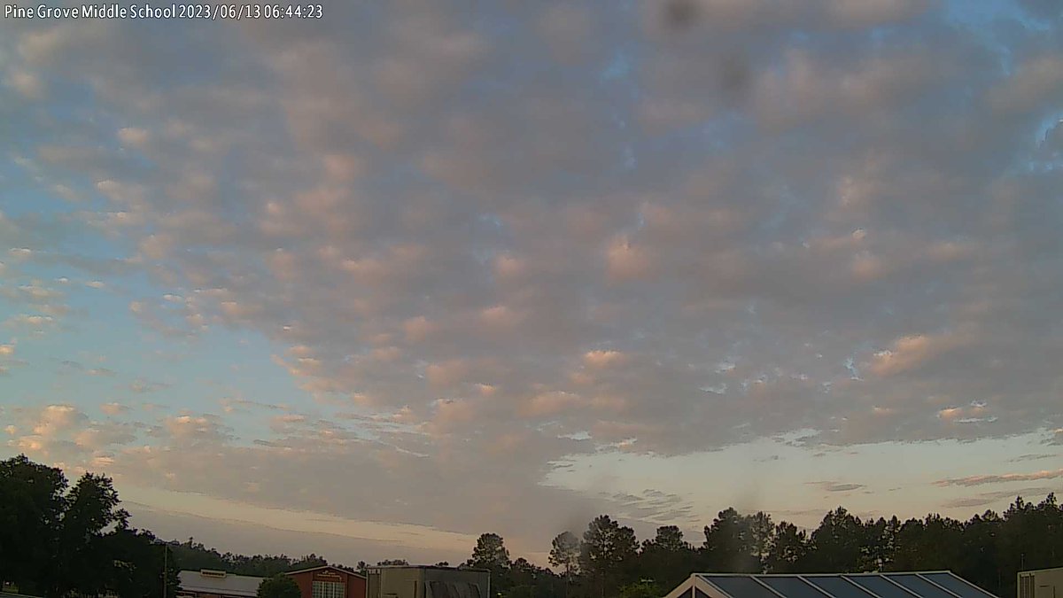 Pine Grove Middle School at sunrise and it's 75.0 F.