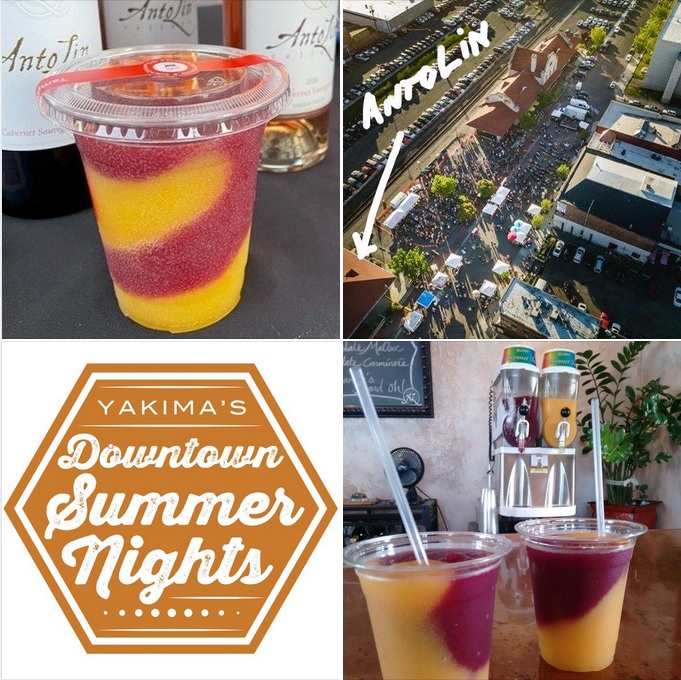 This Thursday! Downtown Summer Nights. 🎸Thu Nights: 6/15-8/17. Live Music Concert Series right at our doorstep on historic N. Front Street in #DowntownYakima! #WAwine, #WineSmoothies, #CraftBeer, #HardCider. #Wine #WineSlushies 
#WineTasting #TastingRoom #Patio
See ya soon! 🥂🍷