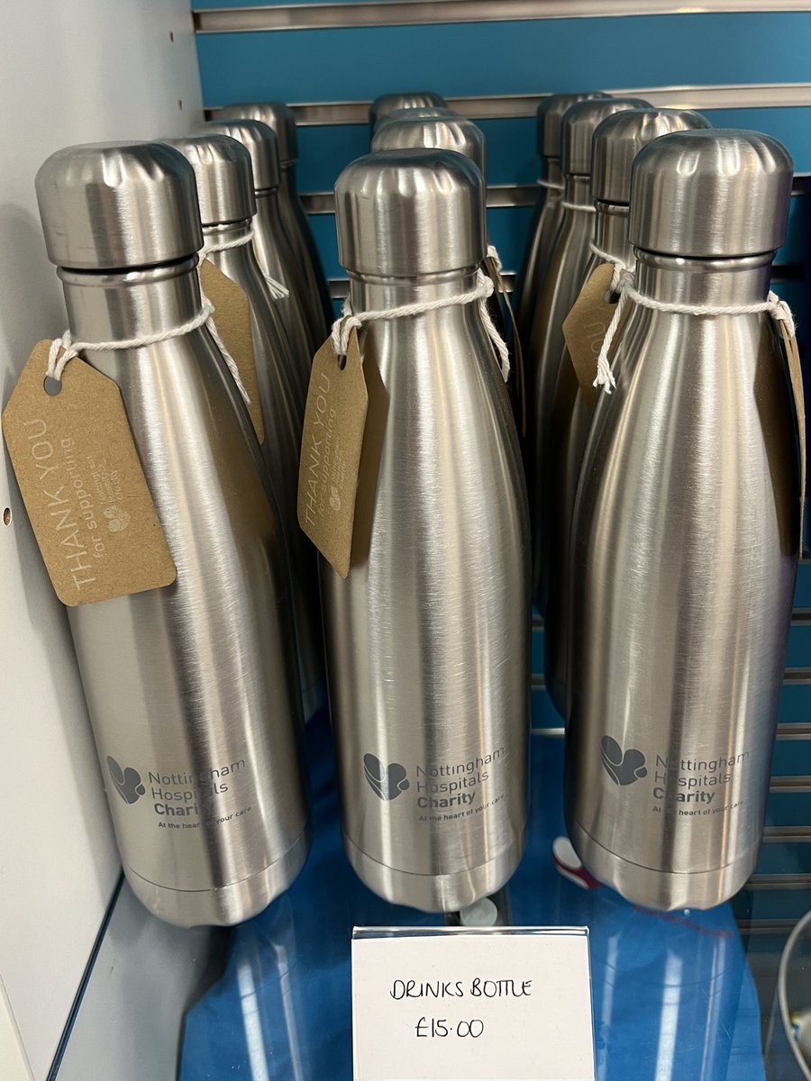 Also popular this week in the <a href="/NUHCharity/">Nottingham Hospitals Charity</a> Hub are the double insulated water bottles, at just £15, they will keep your drinks icy cool all day. Perfect in this weather! 🥵

They come boxed too - maybe a nice Father’s Day gift, if you’ve left it a bit last minute? ❄️🧊