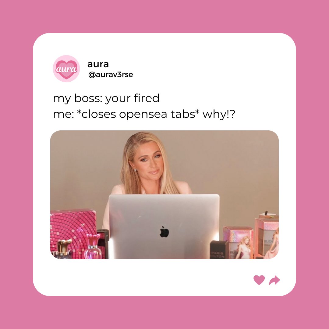 Absolutely no idea…  🤷🏼‍♀️🥹💗
#AuraAngels #womeninweb3