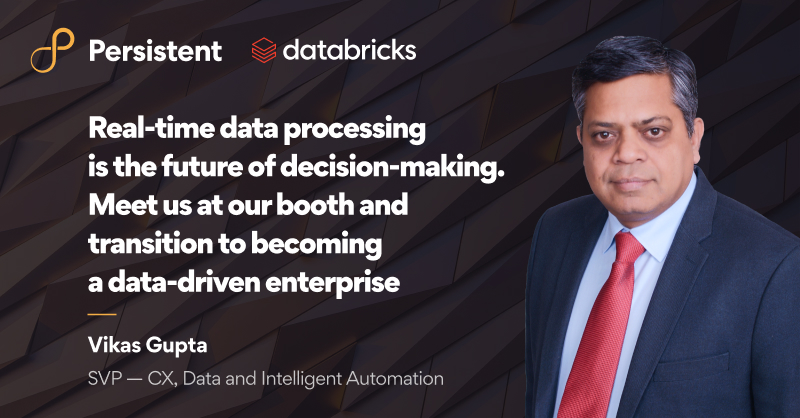 Persistentsys's tweet image. Real-time data processing is the future of decision-making. Meet us at booth 41 at the Databricks Data+AI Summit and transition to becoming a data-driven enterprise with Persistent Data Foundry.
Schedule a meeting: persistent.com/partner-ecosys…
#RealTimeDataProcessing #DataInsights