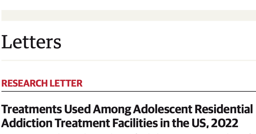 We're failing teens & families in addiction treatment. 🚨 In our new study (out moments ago) in @JAMA_current, we phoned opioid addiction treatment progs for teens across the US. Fewer than 1 in 4 actually offered standard-of-care treatment. Brief 🧵 1/ jamanetwork.com/journals/jama/…