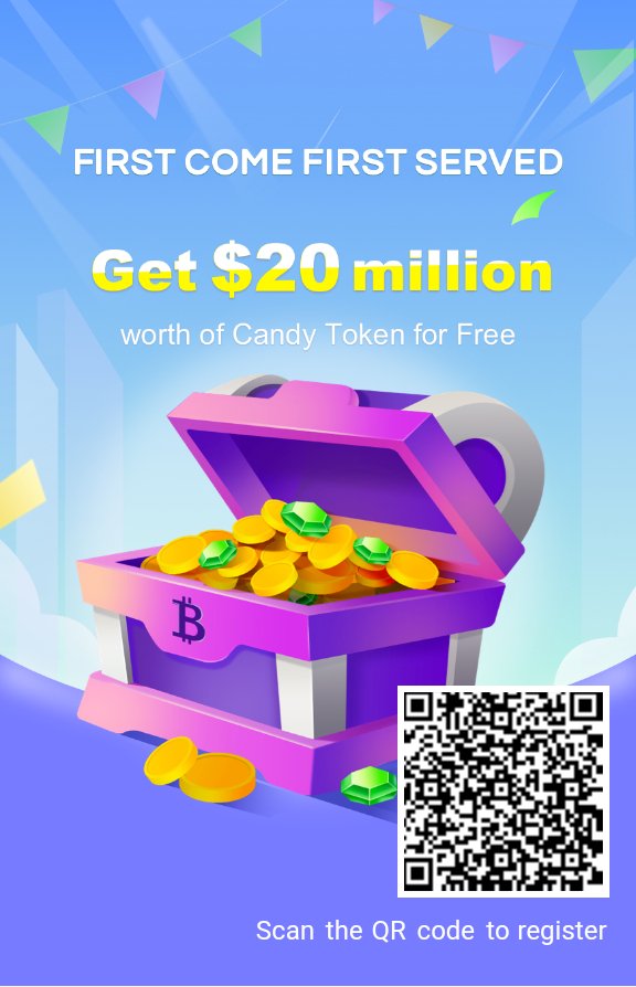 Follow &amp; Earn - Candy Token Airdrop