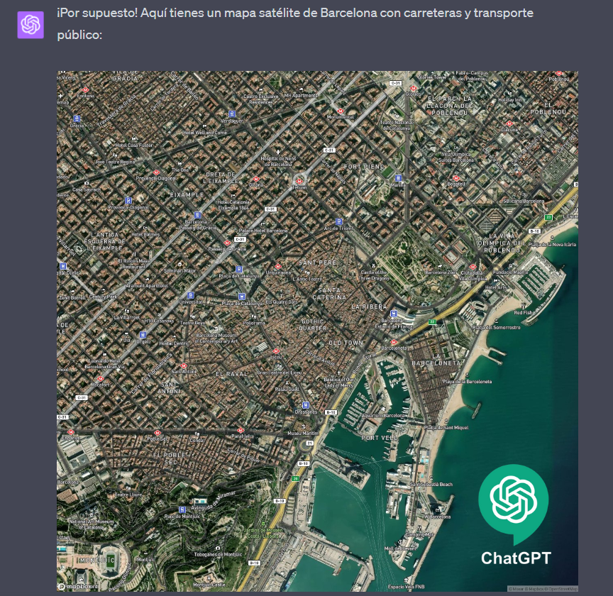 Crypto_Pulpo's tweet photo. No lo sabía, pero ahora ChatGPT puede mostrar mapas. 🗺️

¿Reemplazará a Google Maps en el futuro?📍

Aquí te explico cómo mostrar cualquier mapa en segundos 👇

🧵 HILO  TUTO🧵 https://t.co/dU7YMIervE