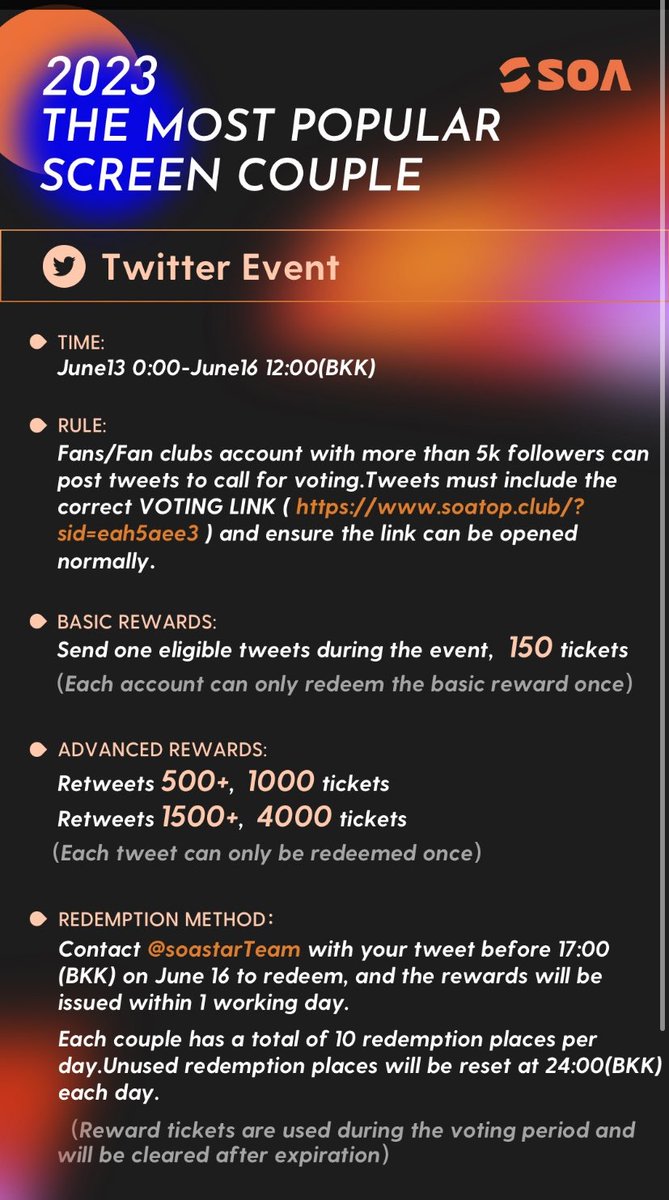 magxfbb's tweet photo. FANDOM! LO HICIMOS UNA VEZ. PODEMOS HACERLO OTRA MÁS. VAMOS!! 😍

SOA 
2023 THE MOST POPULAR SCREEN COUPLE

EVENTO de 3 días
Meta: 500 RTS 
Enlace de votación: https://t.co/JDgLck6gsF 

#srchafreen #Beckysangels https://t.co/lEZ4s7aDRR