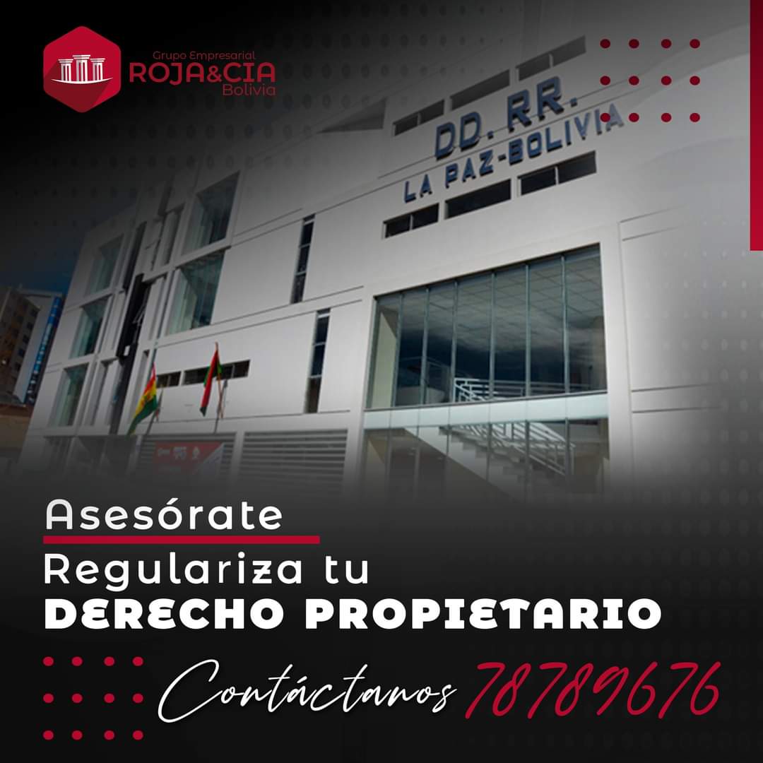 rojabolivia's tweet photo. ⚖ #LEGAL 
¿Quieres #SESORÍA para regularizar tu #Derecho #Propietario? 
____________________
Contáctanos 👇
➡ 📲 https://t.co/JVIa7FbON6

https://t.co/RiAPKw9Zvq https://t.co/0mypu0H25H