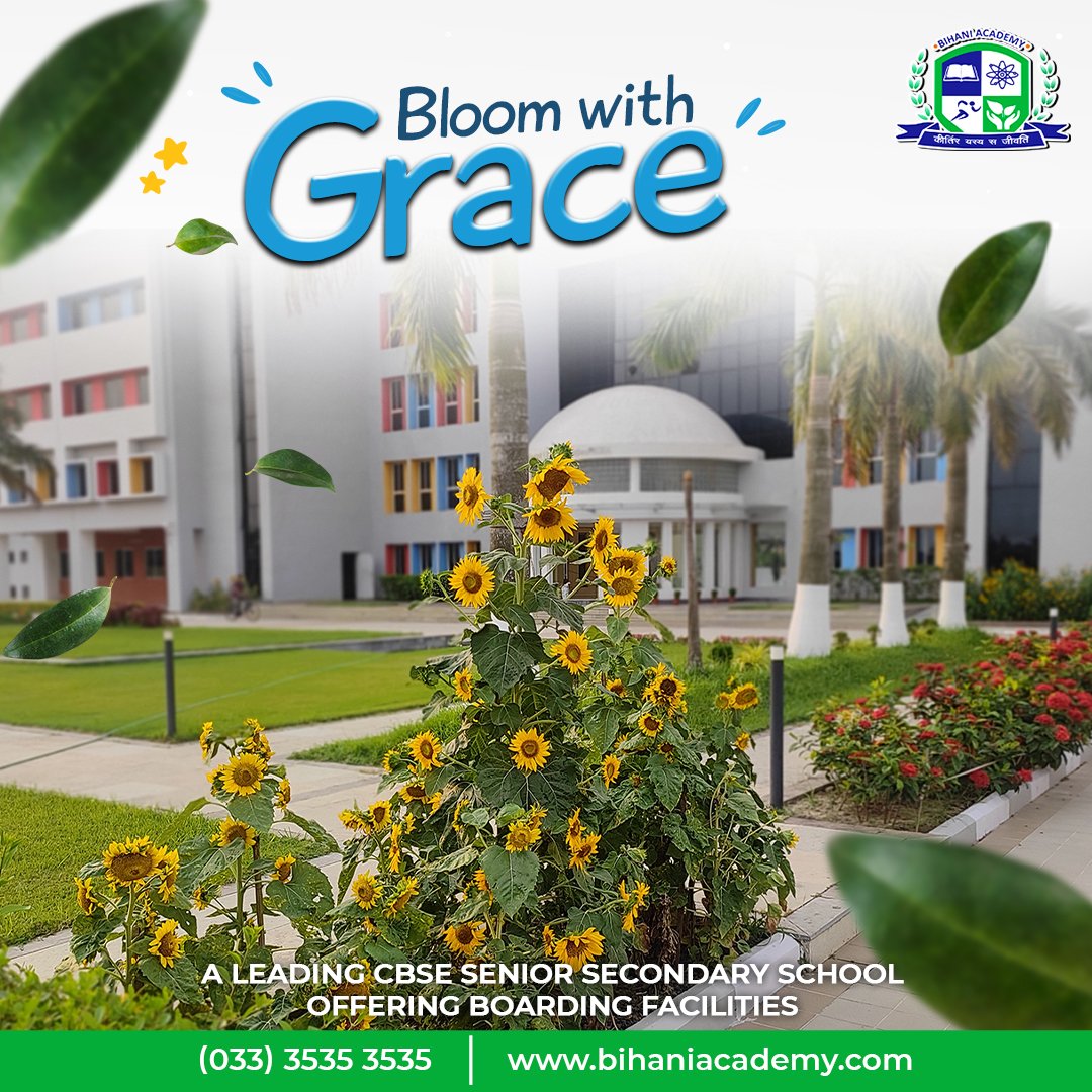 Every flower blooms at a different pace, but with its own grace. 

#bihaniacademy #growingyears #lessonsfromnature #admissionopen