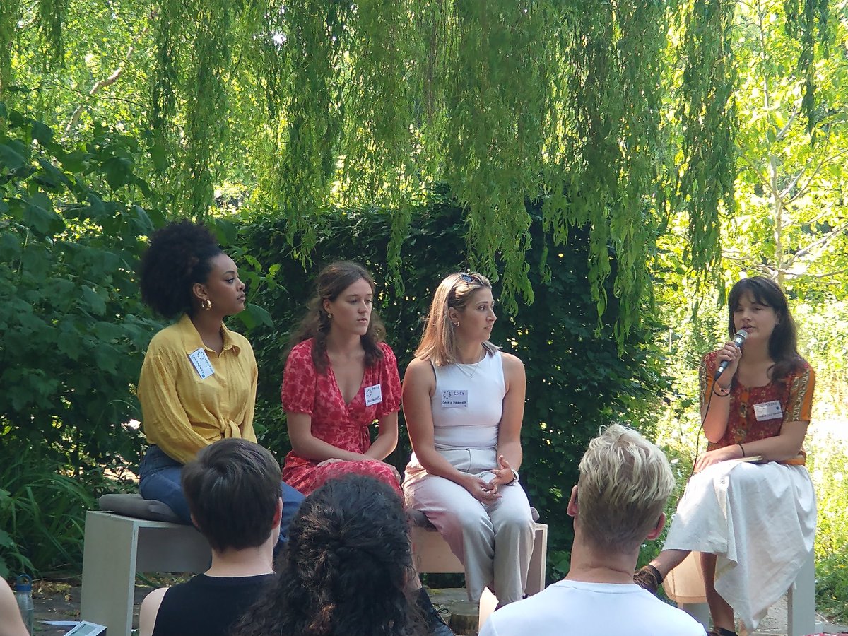 Food Ethics Council @FoodEthicsNews celebrating its 25th anniversary at OmVed Gardens with an inspirational panel of a new generation of food activists.
#FoodSystems #FoodJustice #FoodSovereignty #RightToFood