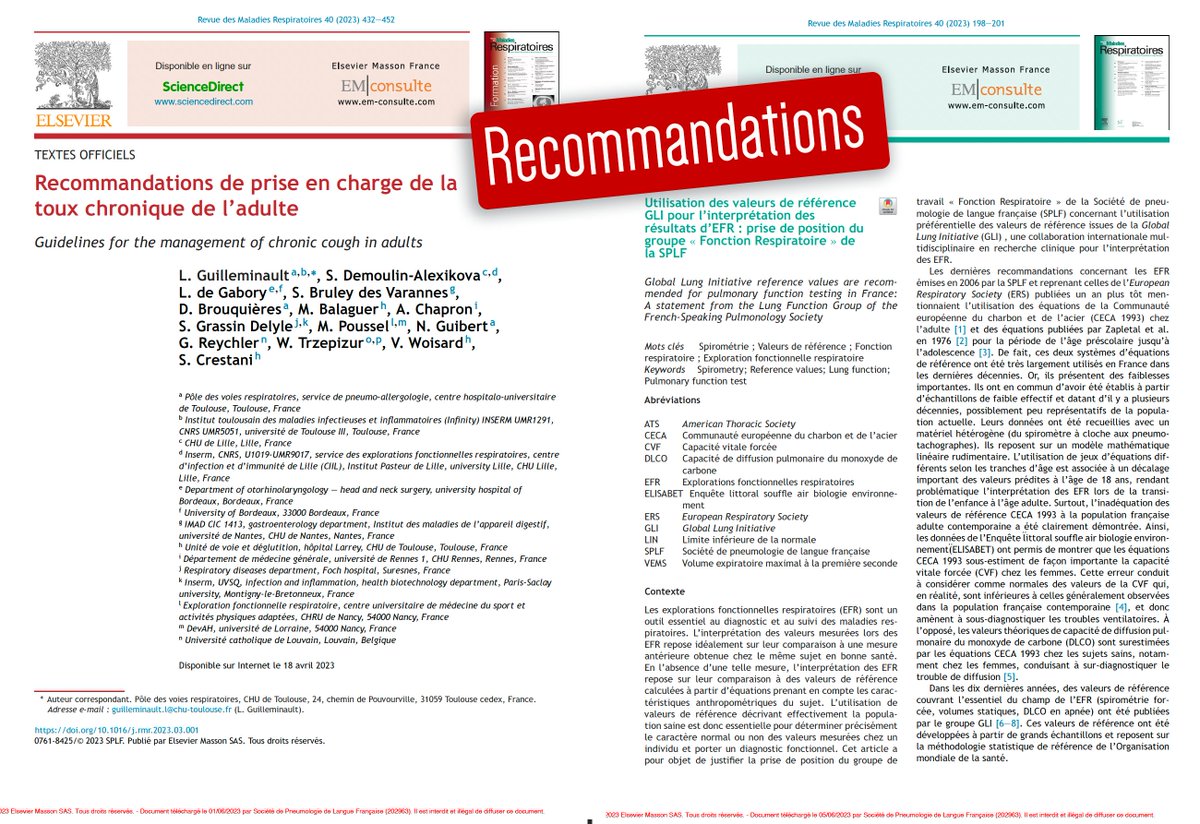 Société de Pneumologie de Langue Française (SPLF) tweet media