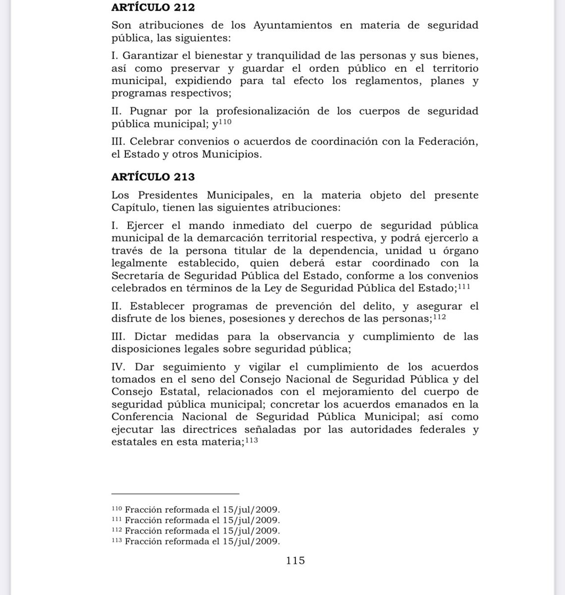 Cada que <a href="/eduardorivera01/">Eduardo Rivera Pérez</a> se deslinde de la ola de violencia en la ciudad de #Puebla, hay que recordarle que es su obligación, así lo marca el 115 constitucional, la Ley Orgánica Municipal y la normatividad municipal. Omisos e indolentes #600diasDeTerror #NoHayPresidente