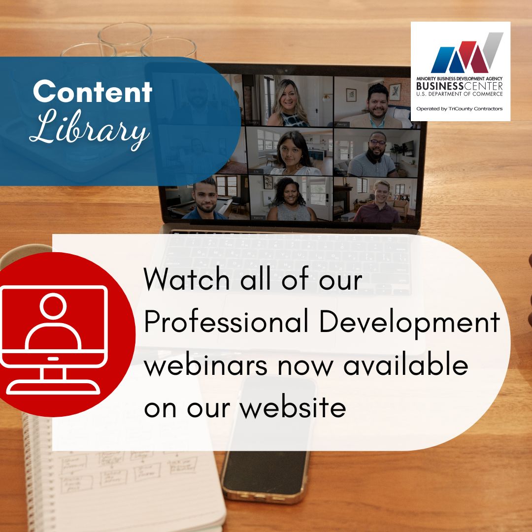 MississippiMBDA's tweet photo. Catch up on all of our Professional Development Webinars and learn more about how we can help you and your business. https://t.co/f56XhtMsOi
#smallbusiness #smallbusinessresources #entrepreneur 
@USMBDA https://t.co/ZULHNVJsdr