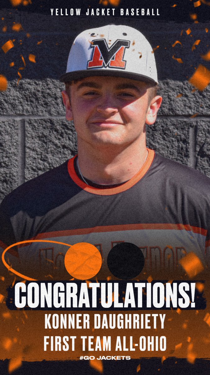 Congratulations to junior Konner Daughriety. Yellow Jacket Nation is proud of you! @Jsan0900 @themvhshive @mrC_MVHS @MTV_Baseball