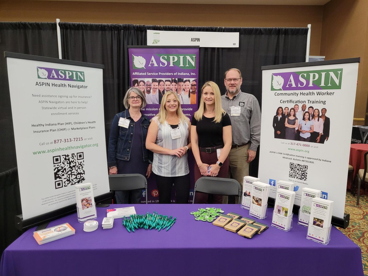 Stop by ASPIN's booth at the Indiana Rural Health Association Conference today and tomorrow at the French Lick Springs Hotel!