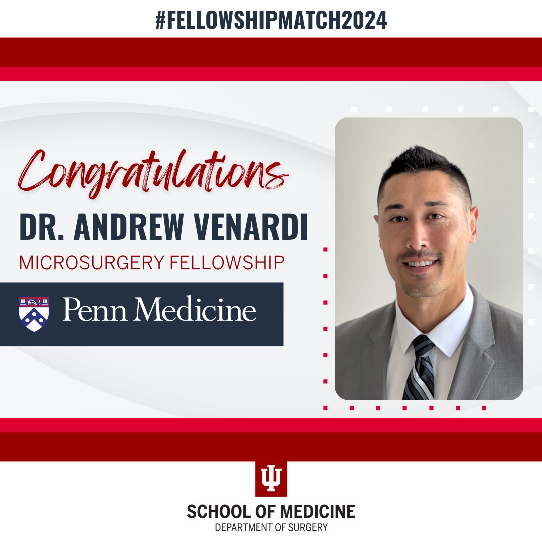 IUSM Department of Surgery on Twitter "🎉Congratulations to Dr. Andrew