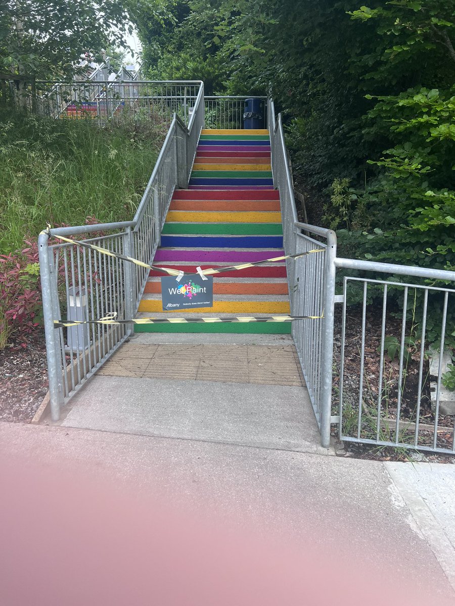 Sligo Tidy Towns (@sligotidytowns) on Twitter photo Great to see the rainbow staircase to the St Angela’s car park. <a href="/StAngelasSligo/">ATU St Angelas</a> <a href="/STACSSU/">St Angela's SU</a> <a href="/atu_ie/">Atlantic Technological University</a> <a href="/atusligo_ie/">ATU Sligo</a> Great to see the rainbow staircase to the St Angela’s car park. <a href="/StAngelasSligo/">ATU St Angelas</a> <a href="/STACSSU/">St Angela's SU</a> <a href="/atu_ie/">Atlantic Technological University</a> <a href="/atusligo_ie/">ATU Sligo</a>
