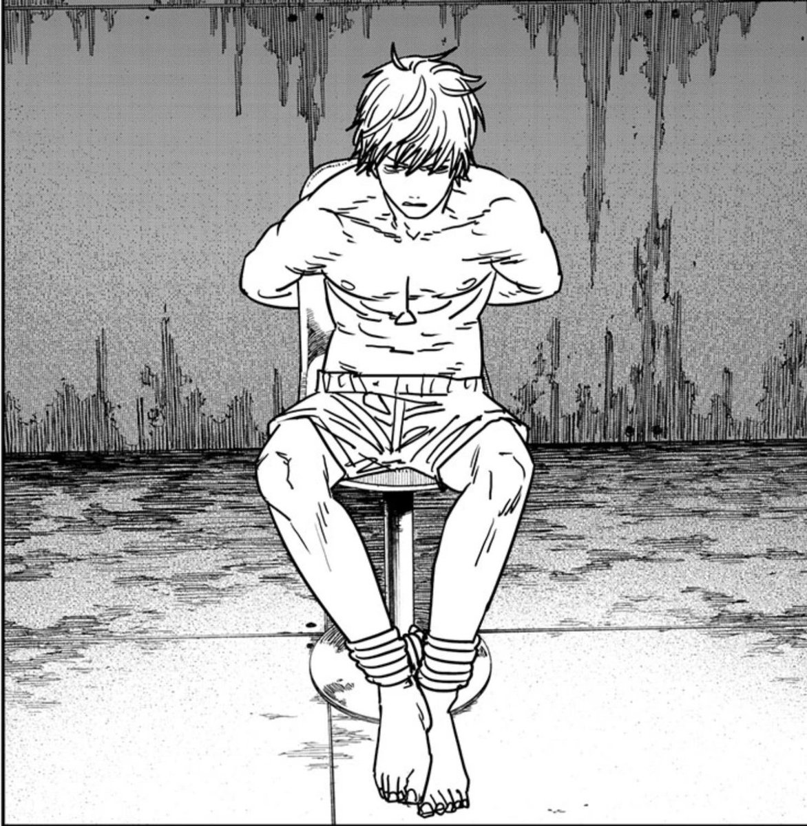 This feels like one of the most complete chapters of CSM to me (in part 2).

Denji &amp; Nayuta have been captured, Yoshida is making moves, Fami is pulling some strings with seemingly fake Chainsaw Man, the people's emotions are swirling... lots of things are finally coming together