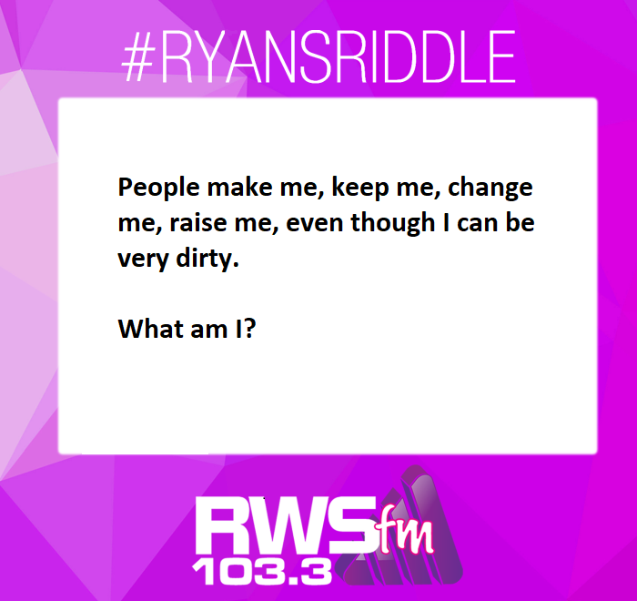 #RyansRiddle time, any ideas?