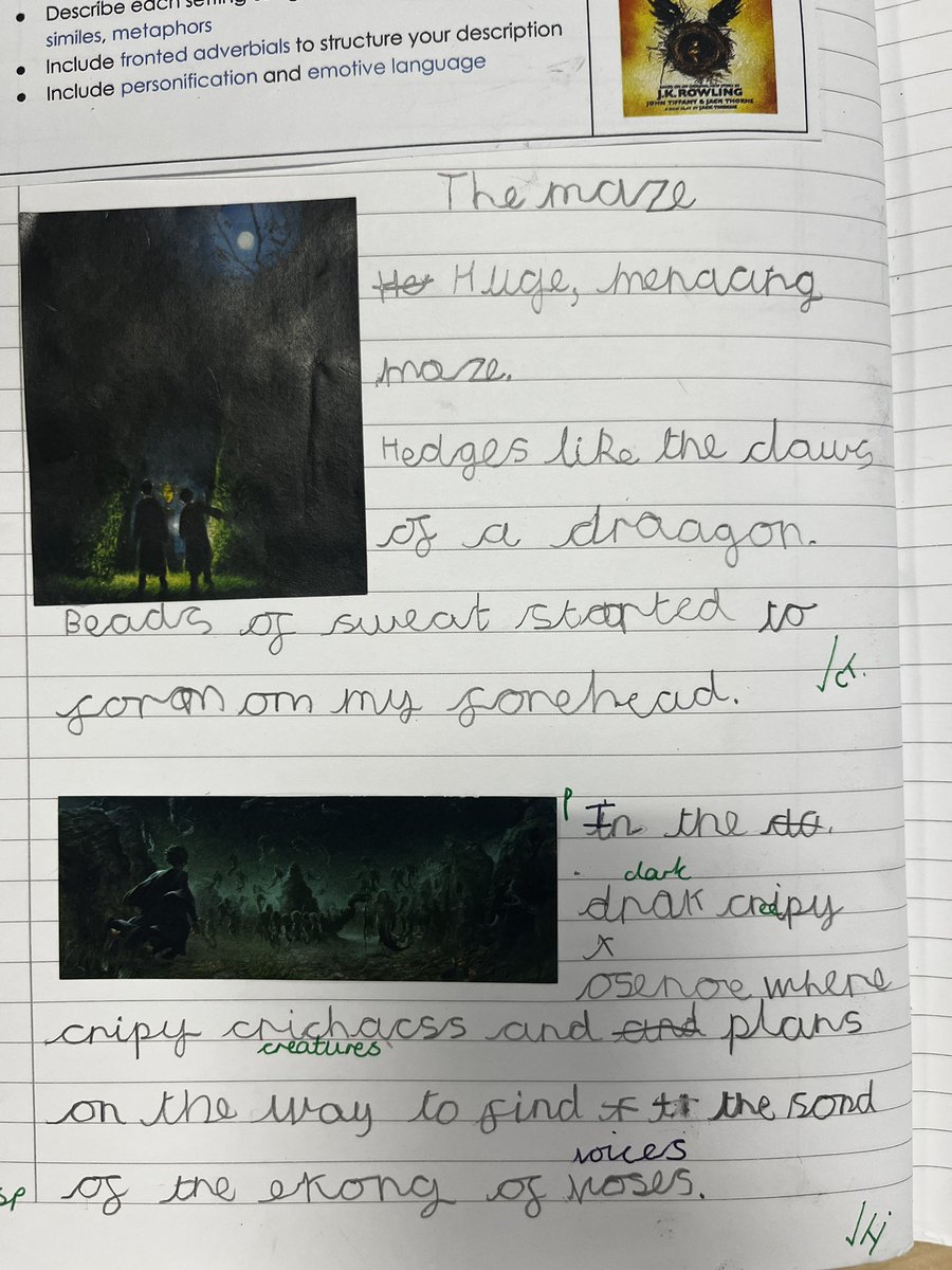 Foxfield Palm (@foxfldpalm1) on Twitter photo For our first piece of writing for Arts Fortnight, we wrote setting descriptions using scenes from Harry Potter and the Goblet of Fire. These will help us when creating scenes for our Playscripts, based on 'HP and The Cursed Child' <a href="/foxfield/">FoxfieldPrimary</a> <a href="/IPAT_Edu/">The Inspire Partnership</a> For our first piece of writing for Arts Fortnight, we wrote setting descriptions using scenes from Harry Potter and the Goblet of Fire. These will help us when creating scenes for our Playscripts, based on 'HP and The Cursed Child' <a href="/foxfield/">FoxfieldPrimary</a> <a href="/IPAT_Edu/">The Inspire Partnership</a>
