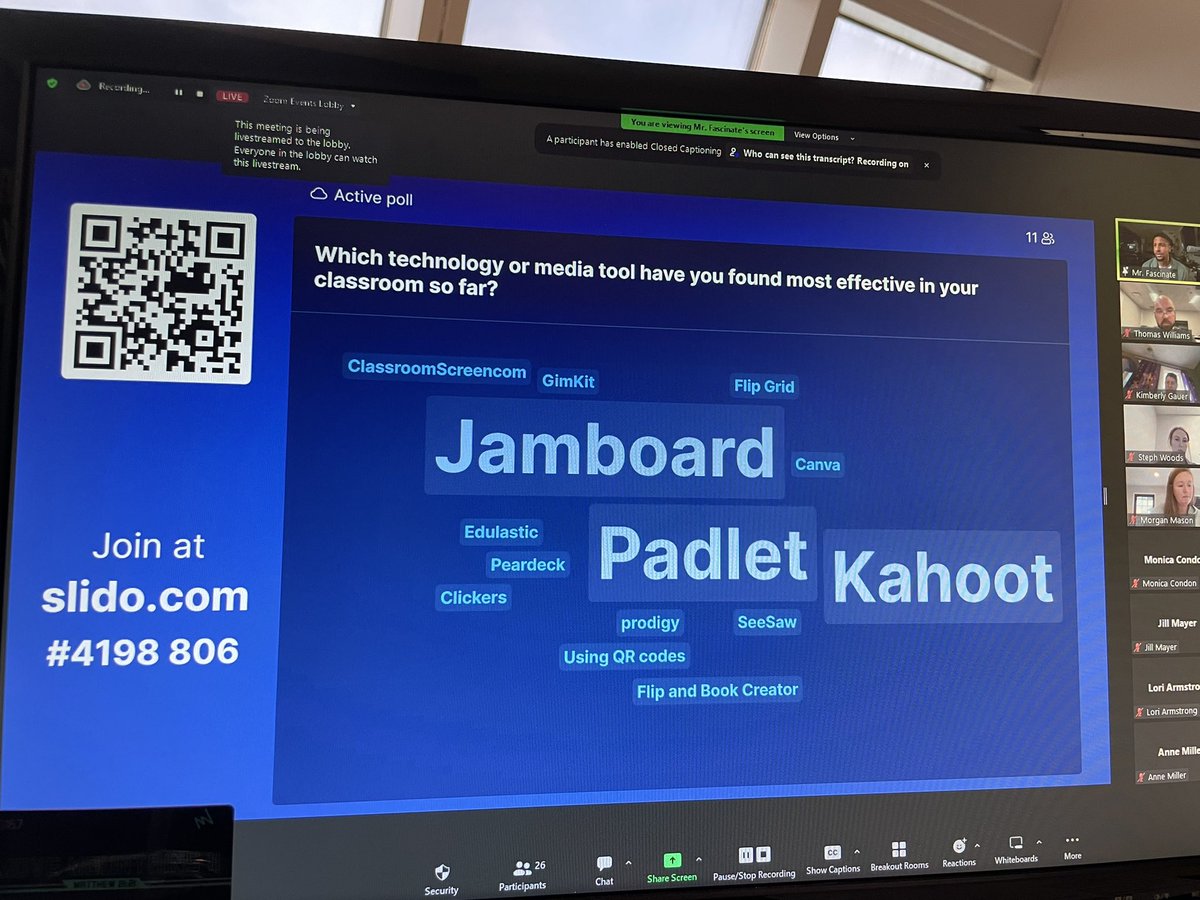 mlhoofer's tweet image. Crowdsourcing favorite edutech tools with @FascinateSci session at  @KeepINLearning’s #virtuallydifferent conference.