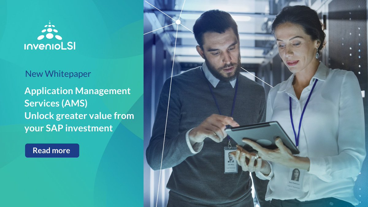 Read our latest whitepaper to learn how to maximize the value of your SAP AMS investment! invlsi.co/3N48zYe. #applicationmanagement #sapams