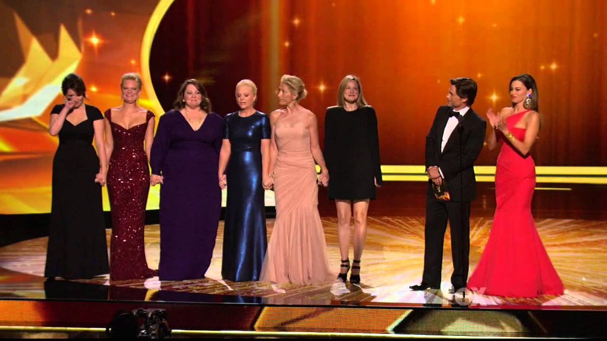 kevinddaly's tweet photo. I constantly come back to the presentation of the 2011 Lead Actress in a Comedy Series Emmy. 

The sheer joyous comedy of it all. https://t.co/YldfoZQg33