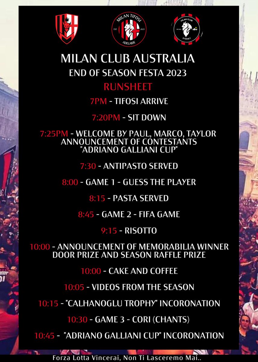Milan Club Adelaide tweet media