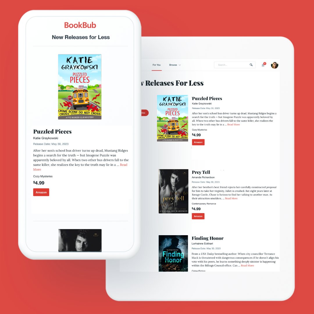 Katiegraykowski's tweet photo. We’re on @BookBub New Releases for Less! Check out the latest installment of the PTO Murder Mysteries, PUZZLED PIECES!

🚨 Order today! Available in paperback and Kindle: https://t.co/CtMLR3Lixo https://t.co/lK5Kqw7eNz