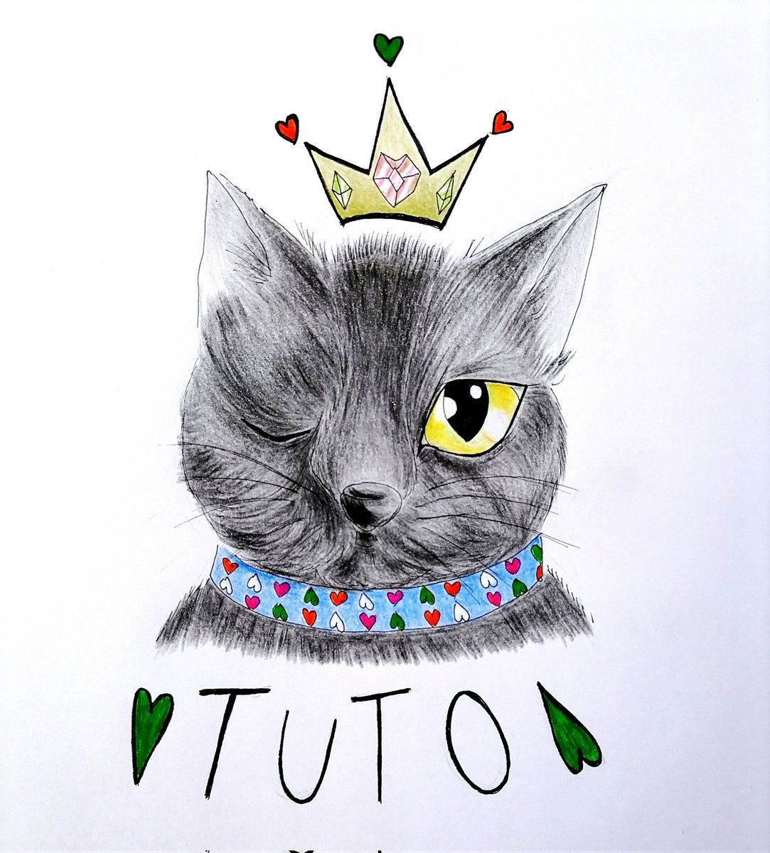 ¡Hola a todos! Queria compartir esto con ustedes

Ayer en la noche lamentablemente mi gatito Tuto fallecio debido a una enfermedad, el era el rey de la casa, el gordito mimoso y seguira siendolo para mi y mi familia.

Que descanse en paz Tuto y salte tan alto como pueda 💐

#art